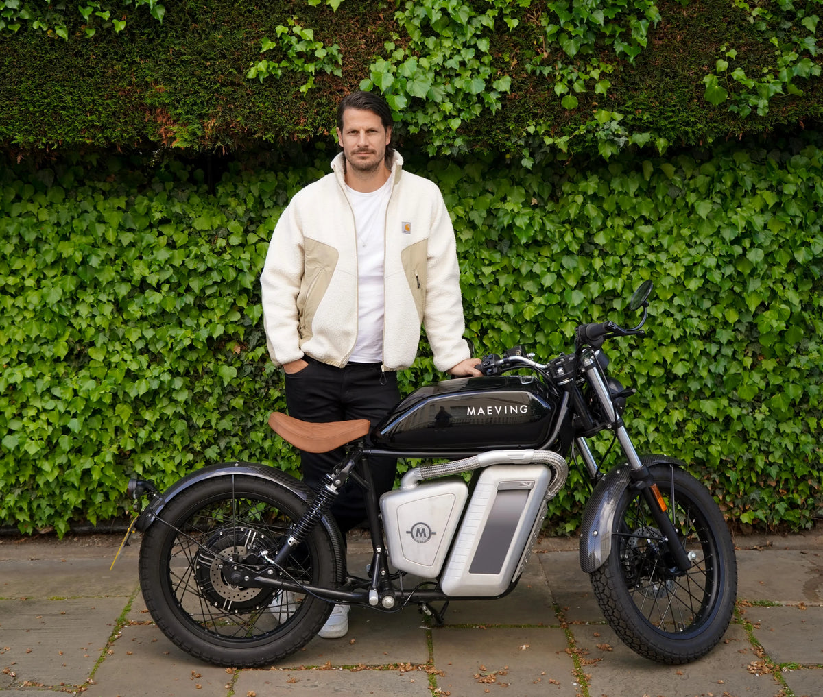 Roadster rider with an RM1